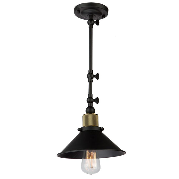 JERSEY luminaire suspendu noir et doré AC10590VB | Luminaire Plus.ca
