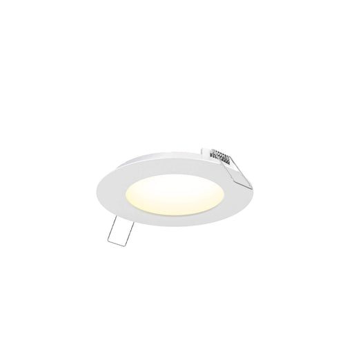 ENCASTRÉ profil mince rond 4"blanc 2004-WH | Luminaire Plus.ca