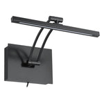 Eglo Doreen 2 luminaire mural 12" DEL noire mat pour tableau 202067A