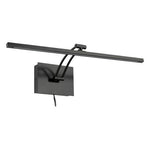 Eglo Doreen 2 luminaire mural 24" DEL noire pour tableau 202074A