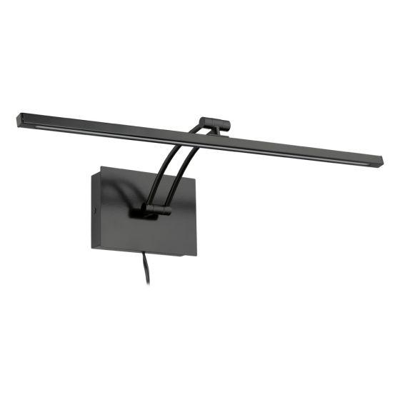 Eglo Doreen 2 luminaire mural 24" DEL noire pour tableau 202074A