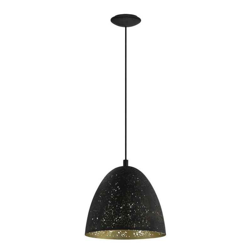 SAFI luminaire suspendu noir et doré 202079A | Luminaire Plus.ca