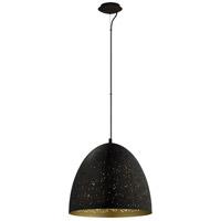 SAFI luminaire suspendu noir et doré 202081A | Luminaire Plus.ca