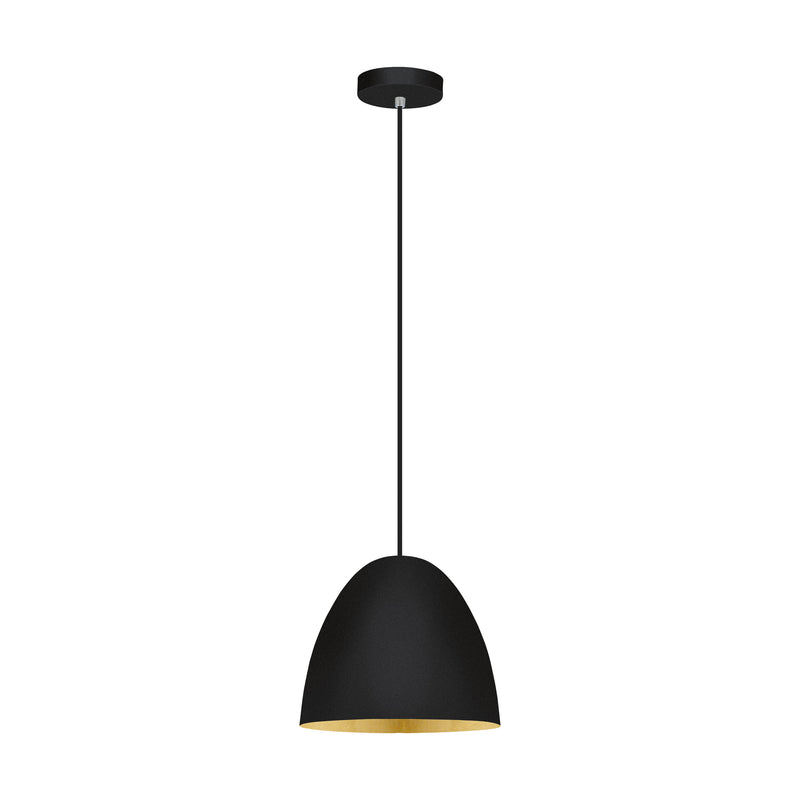 Eglo SARABIA luminaire suspendu simple noir et or