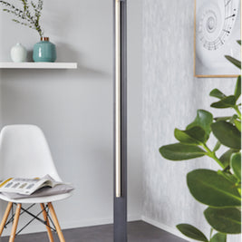 SPADAFORA lampe de plancher noir 204362A | Luminaire Plus.ca