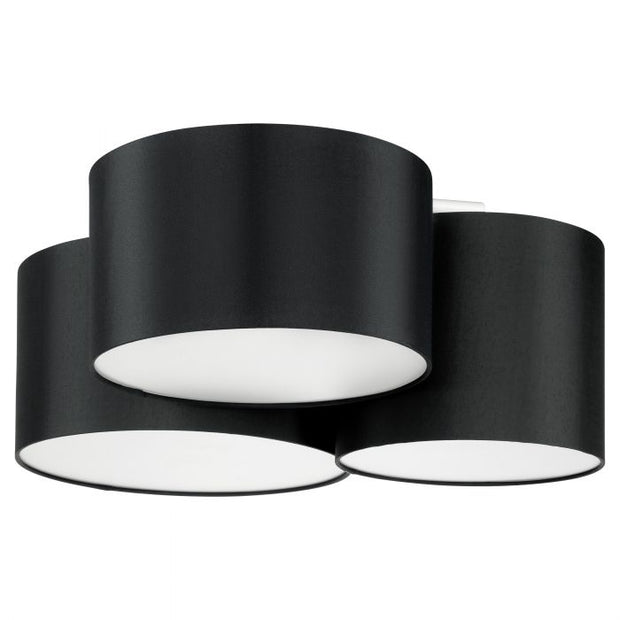 PASTORE II luminaire plafonnier noir 205186A | Luminaire Plus.ca
