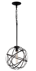 ATOM luminaire suspendu noir C57801BK | Luminaire Plus.ca