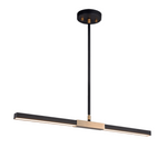 LINEARE luminaire suspendu noir et doré C64728MBAG