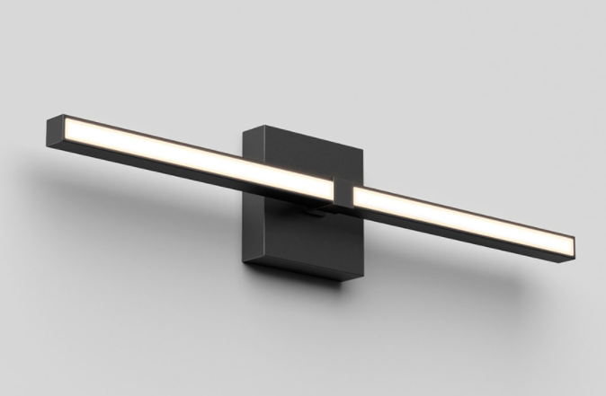 Luminaire mural noir 24VAN-CP-MB