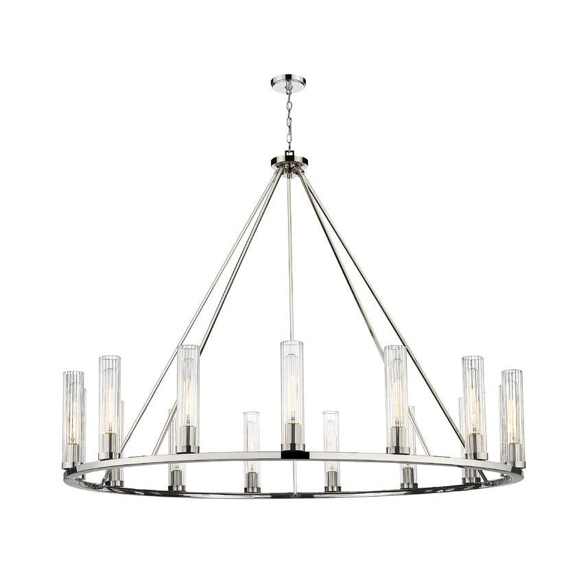 BEAU luminaire suspendu chrome 3031-15PN | Luminaire Plus.ca