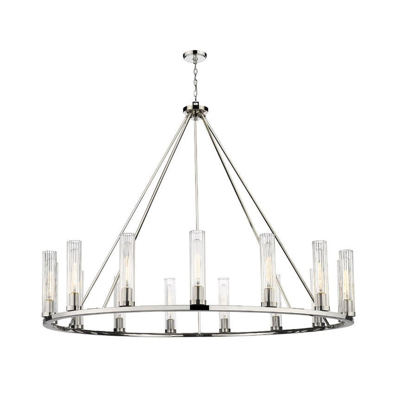 BEAU luminaire suspendu chrome 3031-15PN | Luminaire Plus.ca