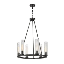 BEAU luminaire suspendu bronze 3031-6BRZ | Luminaire Plus.ca