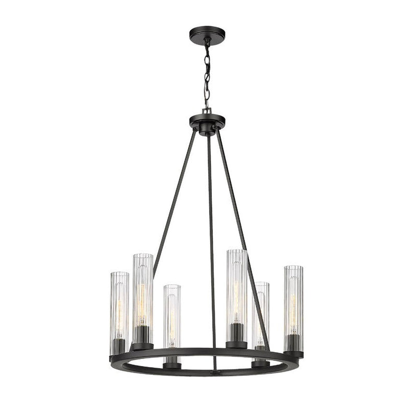 BEAU luminaire suspendu bronze 3031-6BRZ | Luminaire Plus.ca