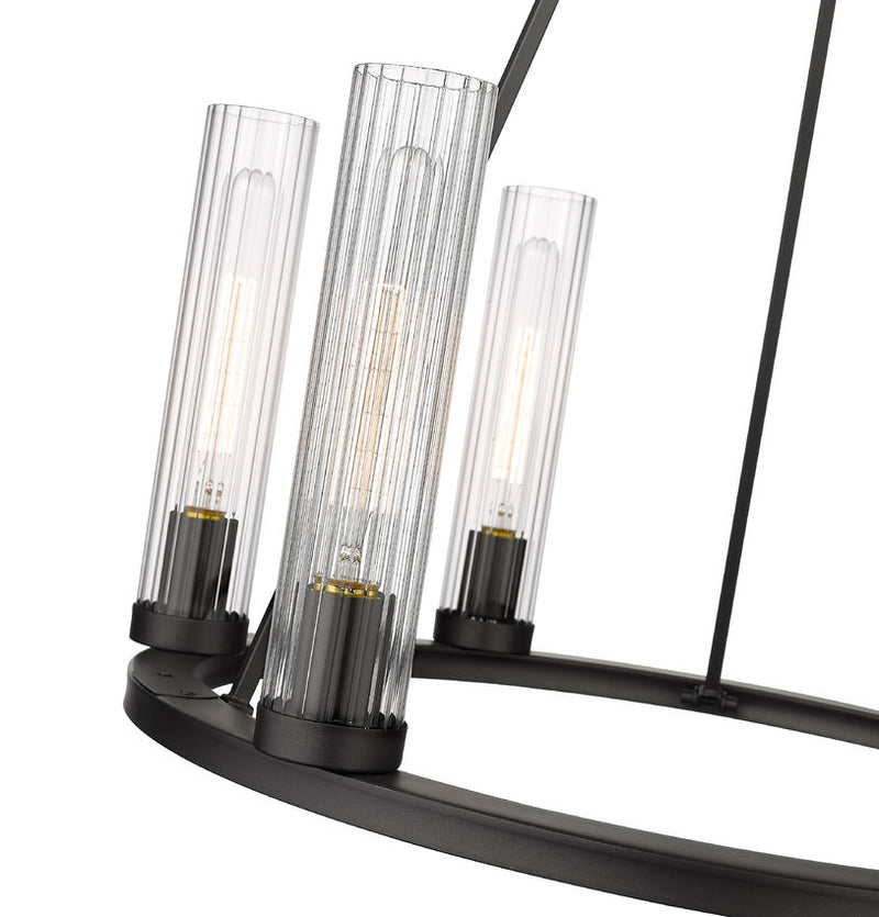 BEAU luminaire suspendu bronze 3031-6BRZ | Luminaire Plus.ca