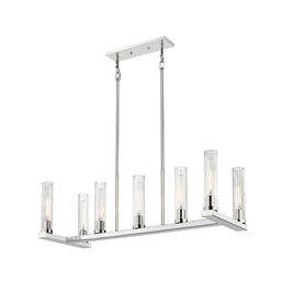 BEAU luminaire suspendu chrome 3031-7L-PN | Luminaire Plus.ca