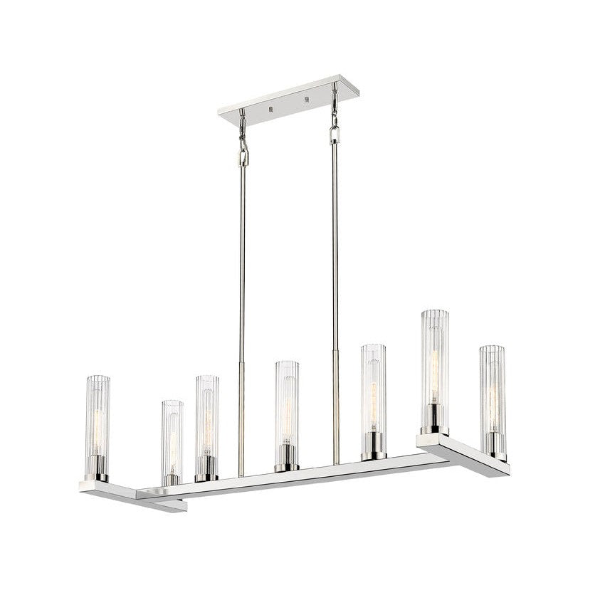 BEAU luminaire suspendu chrome 3031-7L-PN | Luminaire Plus.ca