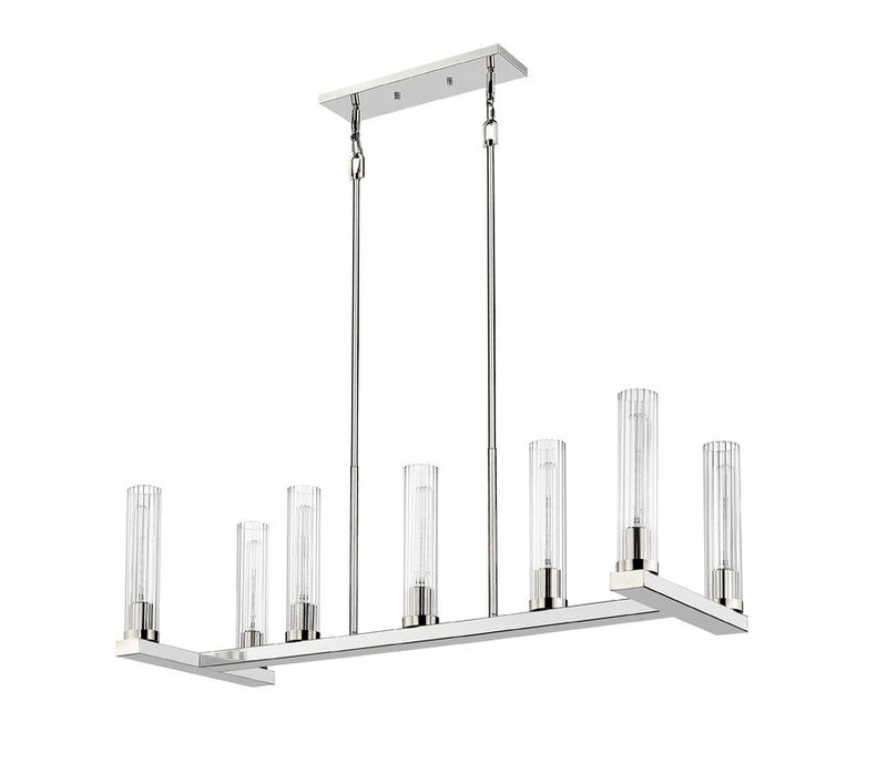 BEAU luminaire suspendu chrome 3031-7L-PN | Luminaire Plus.ca