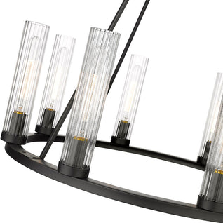 BEAU luminaire suspendu bronze 3031-8BRZ | Luminaire Plus.ca