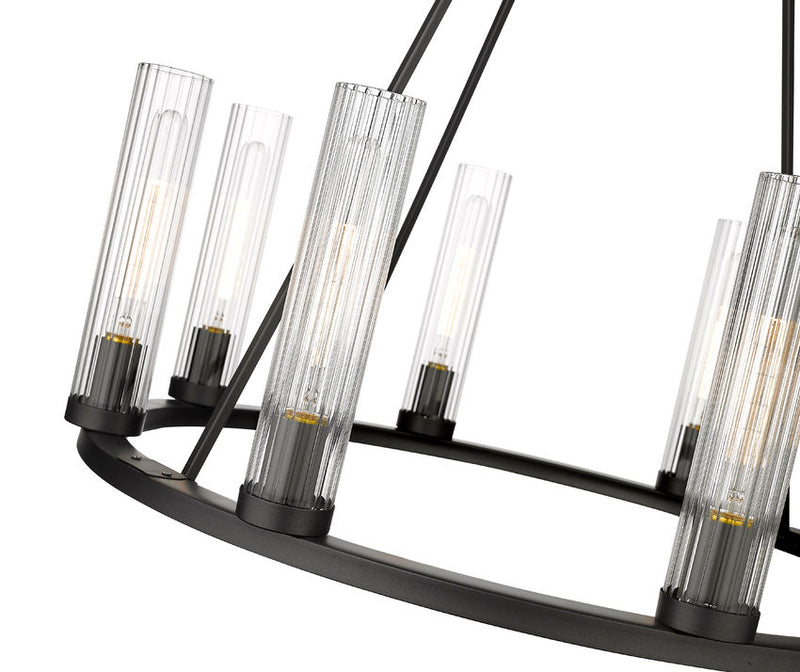 BEAU luminaire suspendu bronze 3031-8BRZ | Luminaire Plus.ca