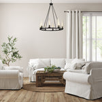 BEAU luminaire suspendu bronze 3031-8BRZ | Luminaire Plus.ca