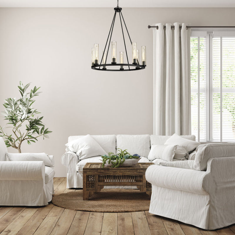 BEAU luminaire suspendu bronze 3031-8BRZ | Luminaire Plus.ca