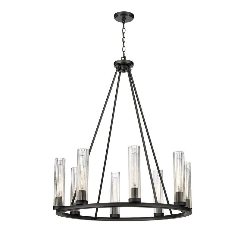 BEAU luminaire suspendu bronze 3031-8BRZ | Luminaire Plus.ca