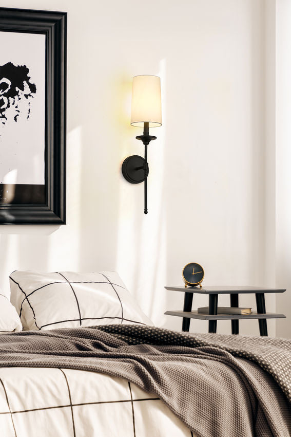 EMILY luminaire mural noir 3033-1S-MB | Luminaire Plus.ca