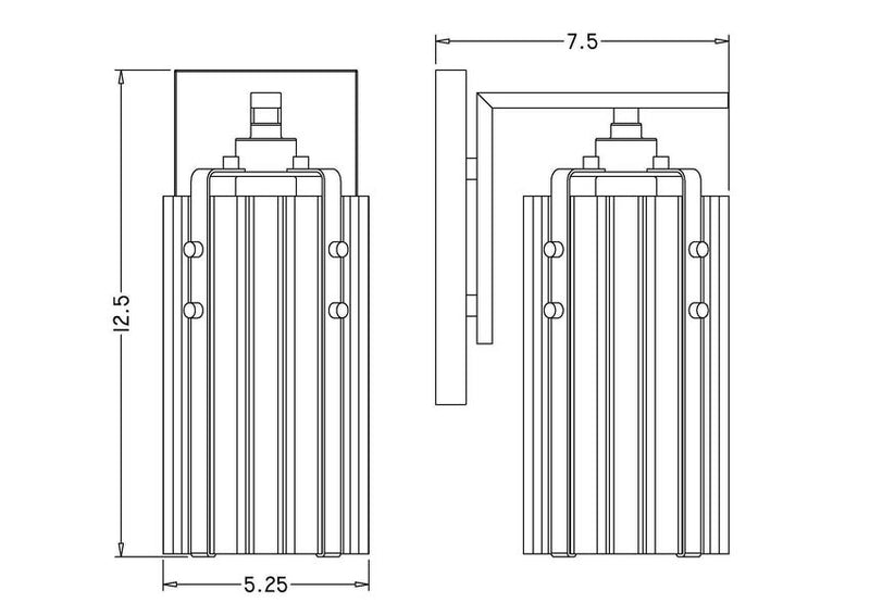 ALVERTON luminaire mural 3036-1S | Luminaire Plus.ca