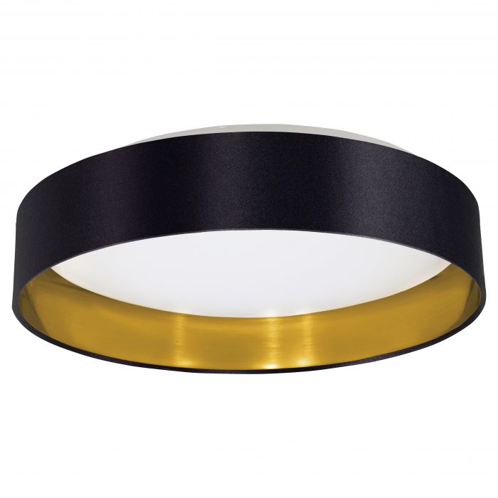 MASERLO luminaire plafonnier noir et doré 31622A-LUMINAIRE PLUS.CA