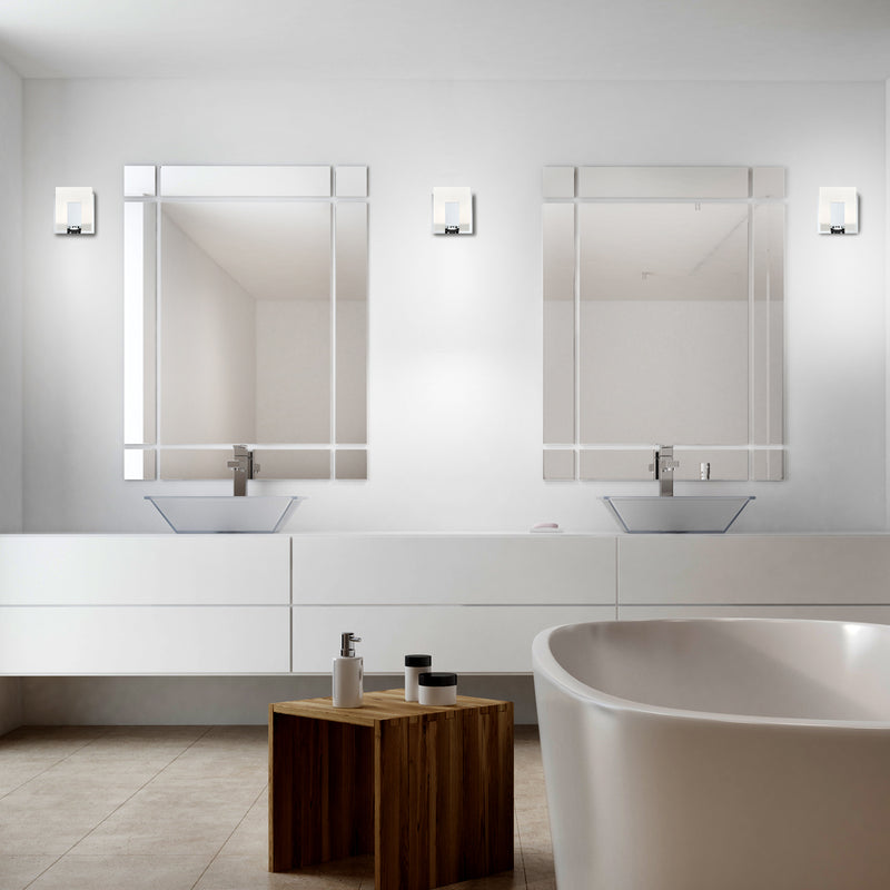 CANMORE luminaire mural chrome 34142-011 | Luminaire Plus.ca