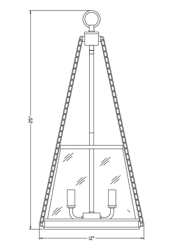 PRESCOTT luminaire suspendu  12 " diamètre 341P12 | Luminaire Plus.ca