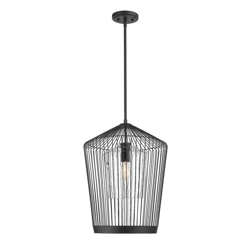 LIDO luminaire suspendu extérieur noir 342P19-MB | Luminaire Plus.ca 