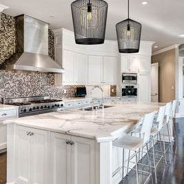 LIDO luminaire suspendu extérieur noir 342P19-MB | Luminaire Plus.ca 