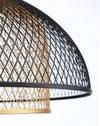 KENMORE luminaire suspendu noir et doré 35945-017 | Luminaire Plus.ca