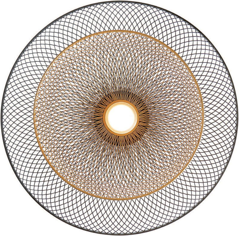 KENMORE luminaire suspendu noir et doré 35945-017 | Luminaire Plus.ca