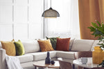 KENMORE luminaire suspendu noir et doré 35945-017 | Luminaire Plus.ca