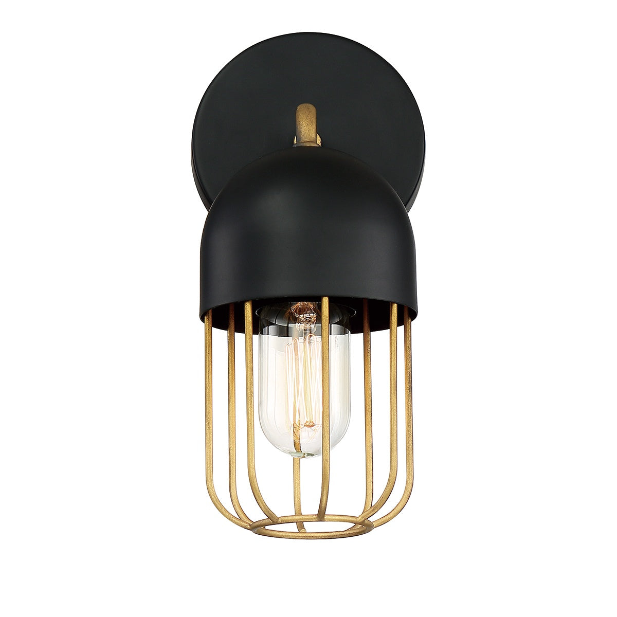 PALMERSTON luminaire mural noir et doré 35960-010 | Luminaire Plus.ca