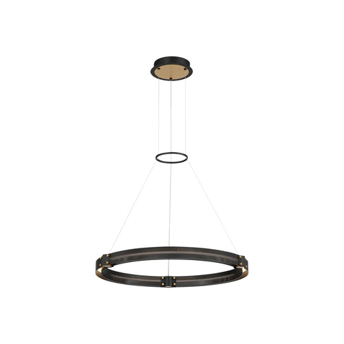 Luminaire suspendu noir et doré | Luminaire Plus.ca