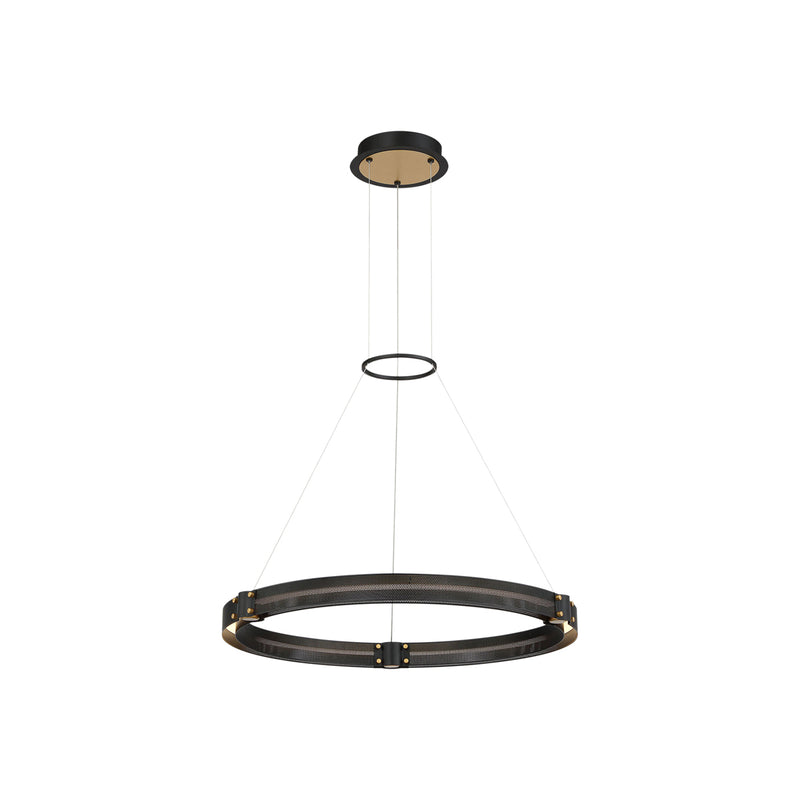 Luminaire suspendu noir et doré | Luminaire Plus.ca