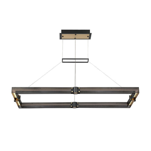ADMIRAL luminaire suspendu noir et doré 37060-015 | Luminaire Plus.ca 