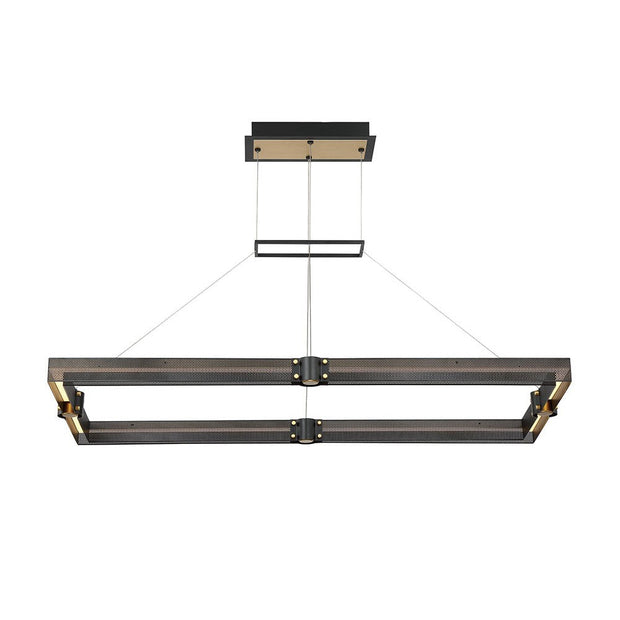 ADMIRAL luminaire suspendu noir et doré 37060-015 | Luminaire Plus.ca 