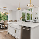 NOTTINGHAM luminaire suspendu doré 37197-018 | Luminaire Plus.ca