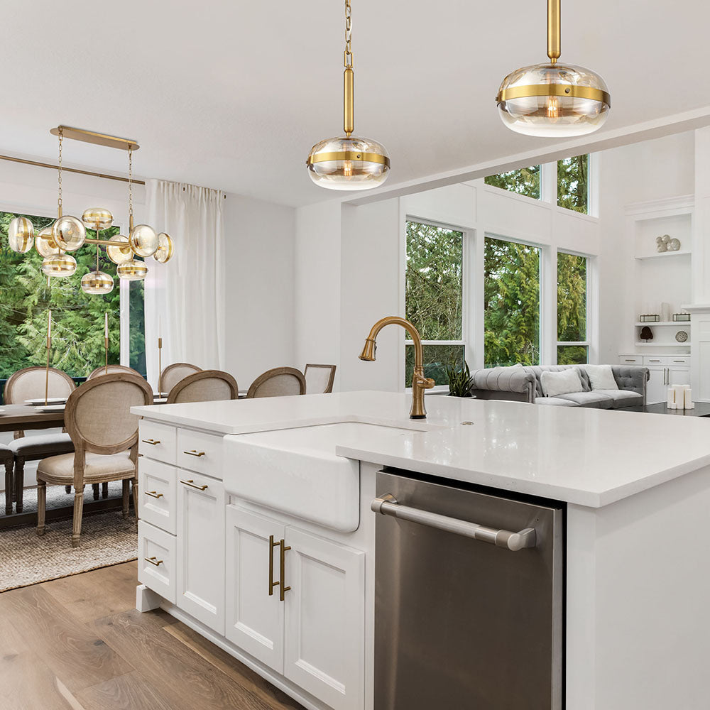 NOTTINGHAM luminaire suspendu doré 37197-018 | Luminaire Plus.ca