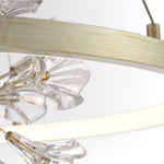 Eurofase CLAYTON luminaire suspendu verre et doré 37344-016