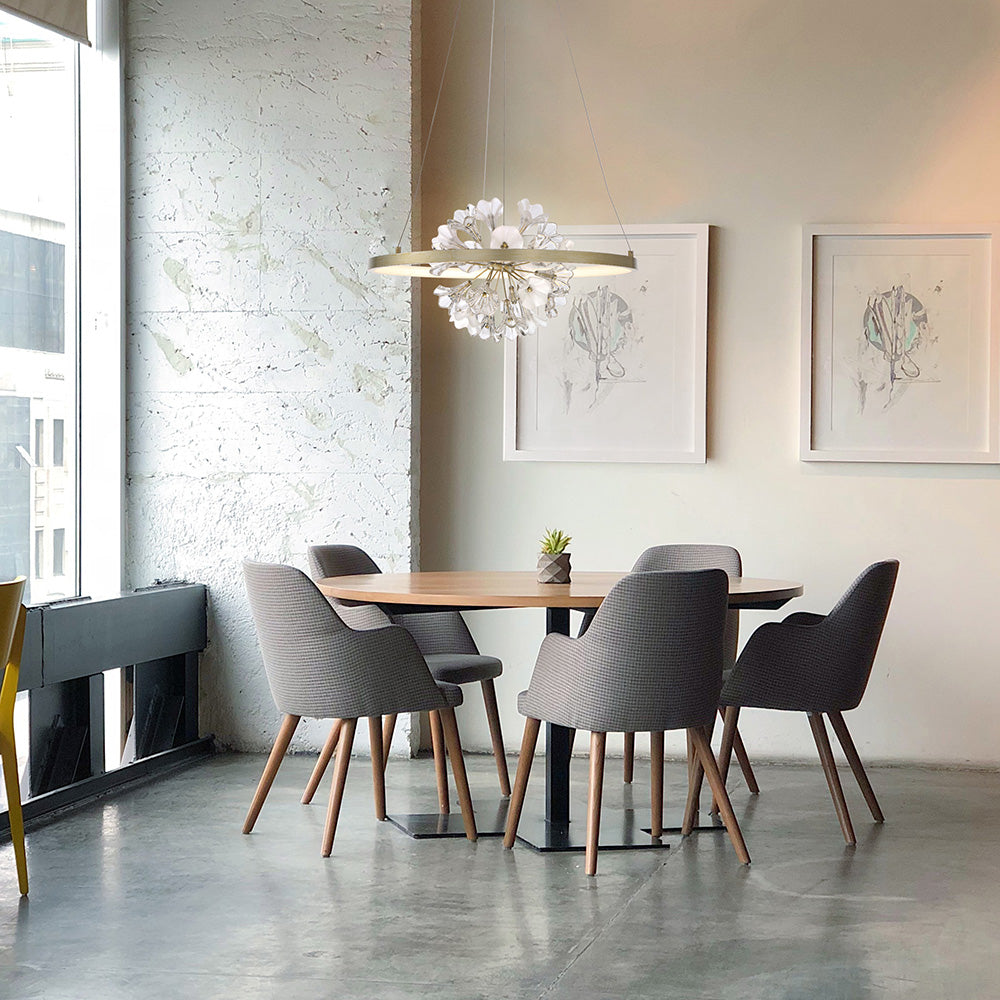 Eurofase CLAYTON luminaire suspendu verre et doré 37342-012