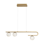 Eurofase PHILLIMORE luminaire suspendu verre et doré 37350-017