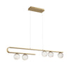Eurofase PHILLIMORE luminaire suspendu verre et doré 37351-014
