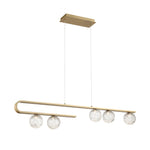 Eurofase PHILLIMORE luminaire suspendu verre et doré 37351-014