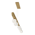 Eurofase PHILLIMORE luminaire suspendu verre et doré 37351-014