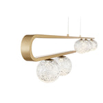 Eurofase PHILLIMORE luminaire suspendu verre et doré 37351-014
